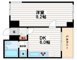 藤和シティコープ大手前II【2階】の間取り