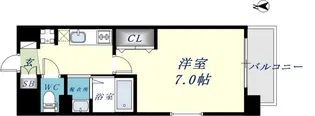 LUXE布施東【2階】の間取り
