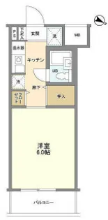 ポート旗の台【1階】の間取り