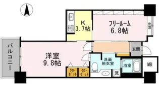 品川シーサイドビュータワー I【2階】の間取り
