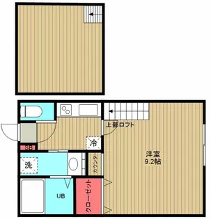 maison de pastel【2階】の間取り
