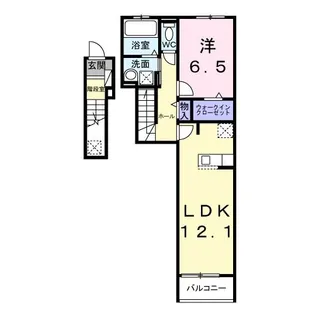 リテラ・テラス【2階】の間取り