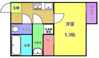 シアッツ目黒【3階】の間取り