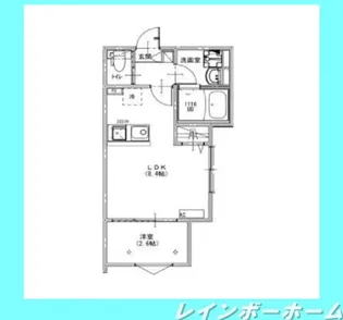 KEIAI RESIDENCE 北小金IV【3階】の間取り