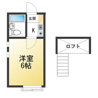 コスモ21日之出【2階】の間取り