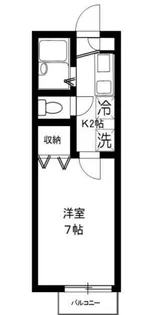フレア・プランドールB【2階】の間取り