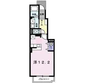 ラッフィナート【1階】の間取り