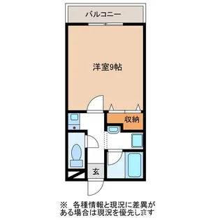 御嵩サンクチュアリA【1階】の間取り