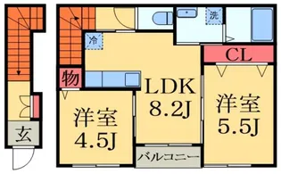 アリエッタ【2階】の間取り