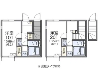 レオネクストサークル西台【2階】の間取り