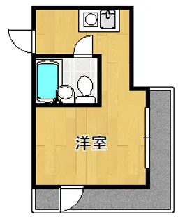 ダイバーシティ武庫川【1階】の間取り