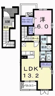 クオーレ レジデンスI【2階】の間取り