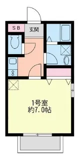 菊名の丘ハイツ【1階】の間取り