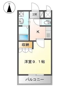 フローラル・アベニュー参番館【1階】の間取り