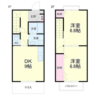 静岡県浜松市中央区幸4【一戸建】の間取り