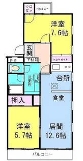 シティパル【2階】の間取り