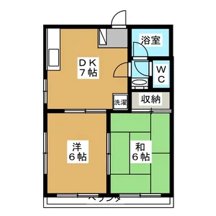 ウッディクリーク【2階】の間取り