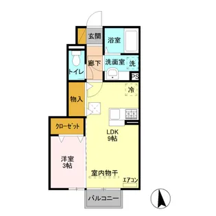 ラディーチェ【1階】の間取り