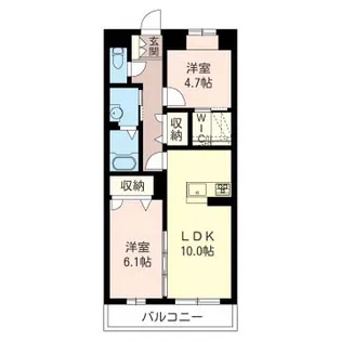 メゾン・ド・ボヌール【1階】の間取り