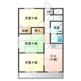 ルネス・トウワ【5階】の間取り