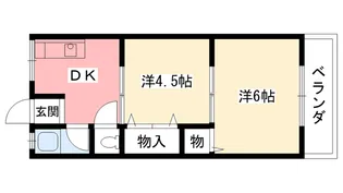 貴船マンション【1階】の間取り