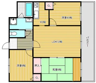 ルミナ21【4階】の間取り