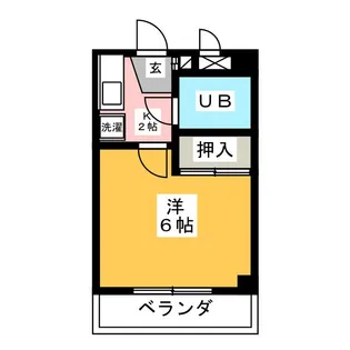 ベルメゾン中川【3階】の間取り