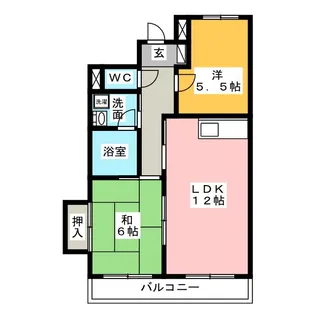 パークハウスYAGUMA【4階】の間取り