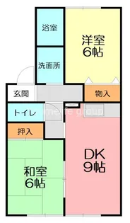 神奈川県小田原市中曽根【アパート】の間取り