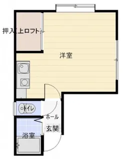 グリーングラスI【1階】の間取り