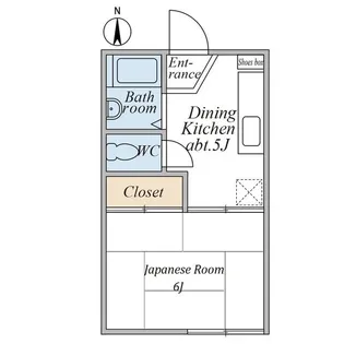 K・Yコーポ【1階】の間取り