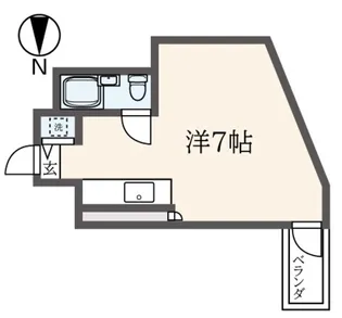 ジョイム向ヶ丘遊園【2階】の間取り