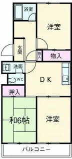 ヴィラフローレンス【3階】の間取り