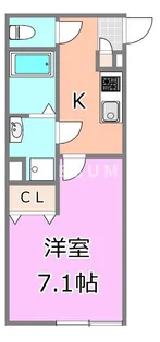 千葉県千葉市中央区千葉寺町【アパート】の間取り