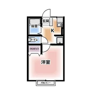 スカイハイム【2階】の間取り