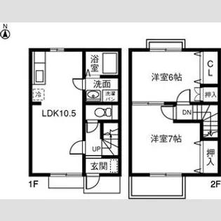 愛知県一宮市丹陽町外崎字江東【一戸建】の間取り