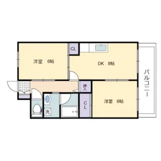 鶴江アレー【1階】の間取り