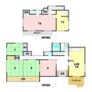 山梨県中巨摩郡昭和町押越【一戸建】の間取り