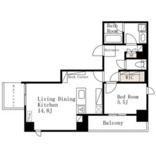 デュオフラッツ上野松が谷【11階】の間取り