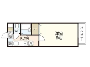 田中興産第11ビル【9階】の間取り