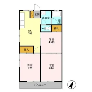樹園マンション【2階】の間取り