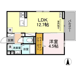 D-ROOMアプロ富士河口湖II【3階】の間取り