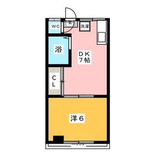 ブラウンハウス【2階】の間取り