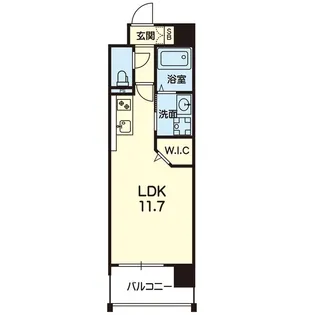 1Rの間取り画像