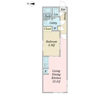 LEGALAND KARASUYAMA【2階】の間取り