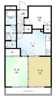 群馬県伊勢崎市三光町【マンション】の間取り