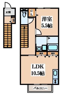 Y・M Court NAGATA A【2階】の間取り