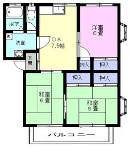 コンフォートK【2階】の間取り