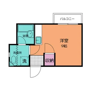 フクヤハイツ【2階】の間取り