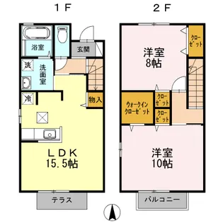 広島県福山市手城町4【一戸建】の間取り